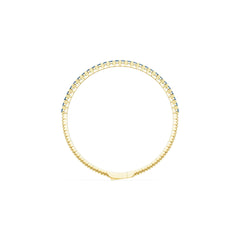 PJC37176BG18K 18K Gold Semi Mount Bangle Setting Round Rd Diamond Accent - Syzjewelry