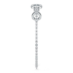 Sterling Silver Semi Mount Bracelet Setting Round RD 2.8mm DHJ
