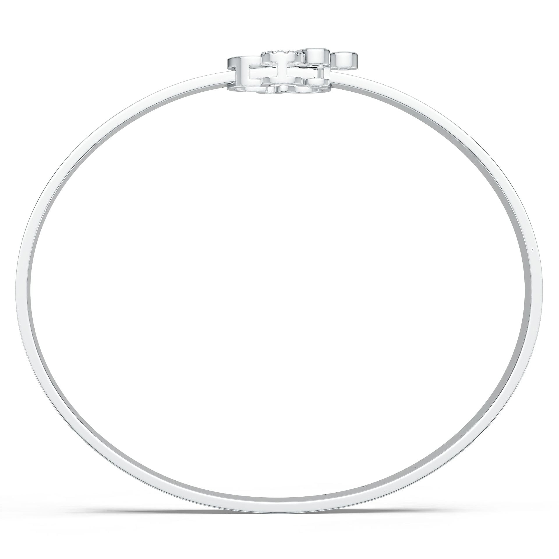 Sterling Silver Semi Mount Bracelet Setting Round RD 2.5mm DHJ
