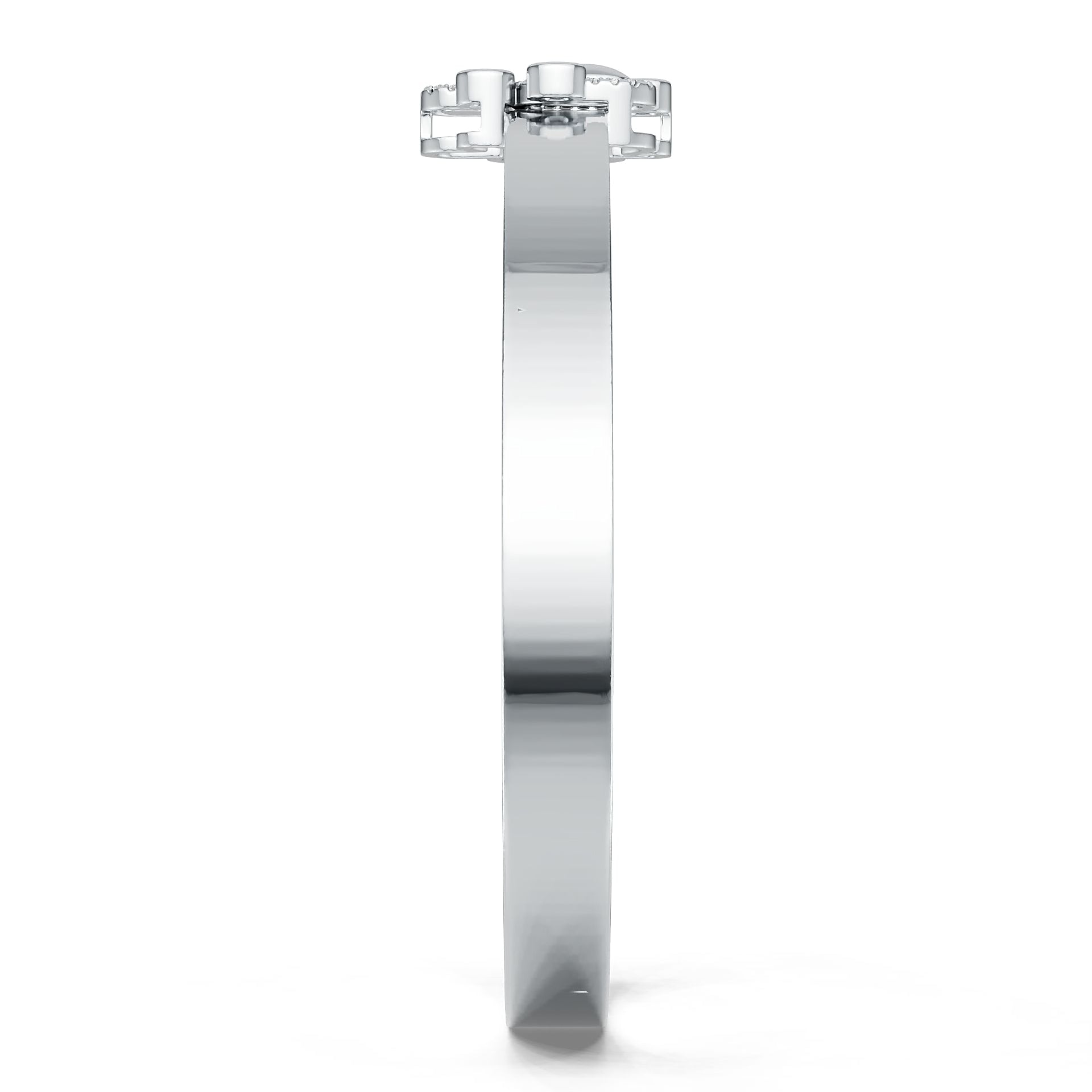 Sterling Silver Semi Mount Bracelet Setting Round RD 2.5mm DHJ