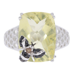 Sterling Silver Semi Mount Ring Setting Cushion CU 16X12mm White Topaz Syzjewelry