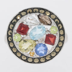 Sterling Silver Semi Mount Ring Setting MQ 7X3.5mm OV 7x5 PE 6x4 SQ4 RD5 3 - Syzjewelry