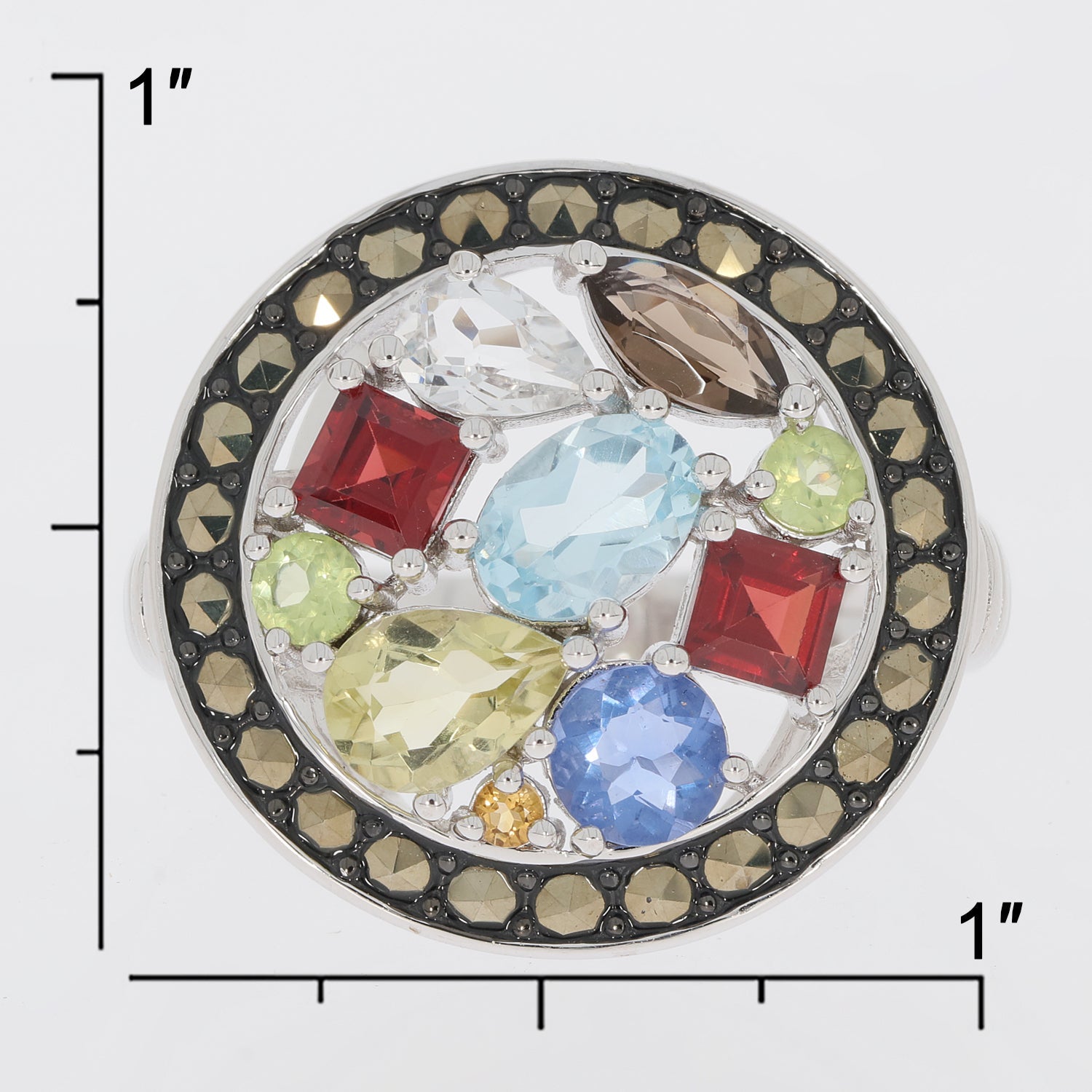 Sterling Silver Semi Mount Ring Setting MQ 7X3.5mm OV 7x5 PE 6x4 SQ4 RD5 3 - Syzjewelry