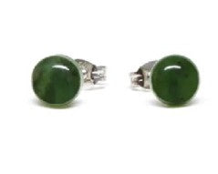 Sterling Silver Semi Mount Earrings Setting Round RD 5x5mm Cabochon Syzjewelry