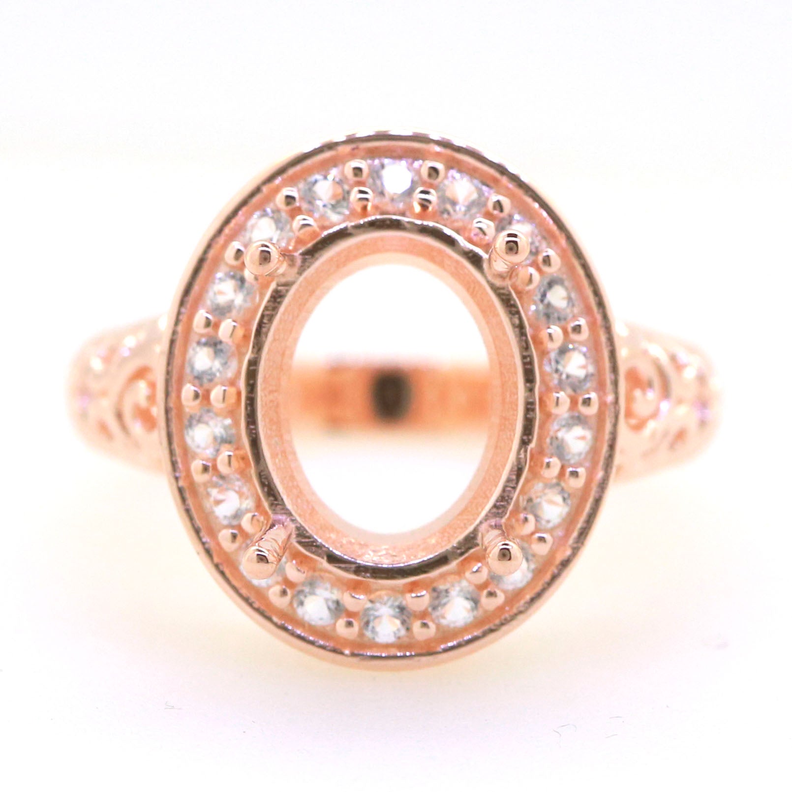 Sterling Silver Semi Mount Ring Setting SQ Princess 8x8mm Syzjewelry