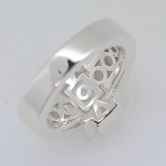 Sterling Silver Semi Mount Ring Setting SQ Princess 8x8mm Syzjewelry