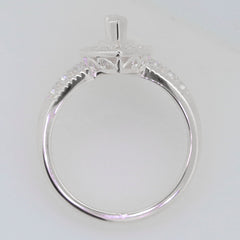 Sterling Silver Semi Mount Ring Setting Marquise MQ 10x5mm Syzjewelry