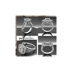 Customization Sterling Silver Semi Mount Setting Deposit Page - Syzjewelry