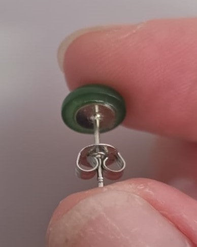 Sterling Silver Semi Mount Earrings Setting Round RD 5x5mm Cabochon Syzjewelry
