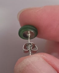 Sterling Silver Semi Mount Earrings Setting Round RD 5x5mm Cabochon Syzjewelry