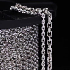 Sterling Silver Anchor Chain Solid Silver Anchor Necklace Silver Chain 3mm wide 16" 18" 20" 22" 24" Syzjewelry