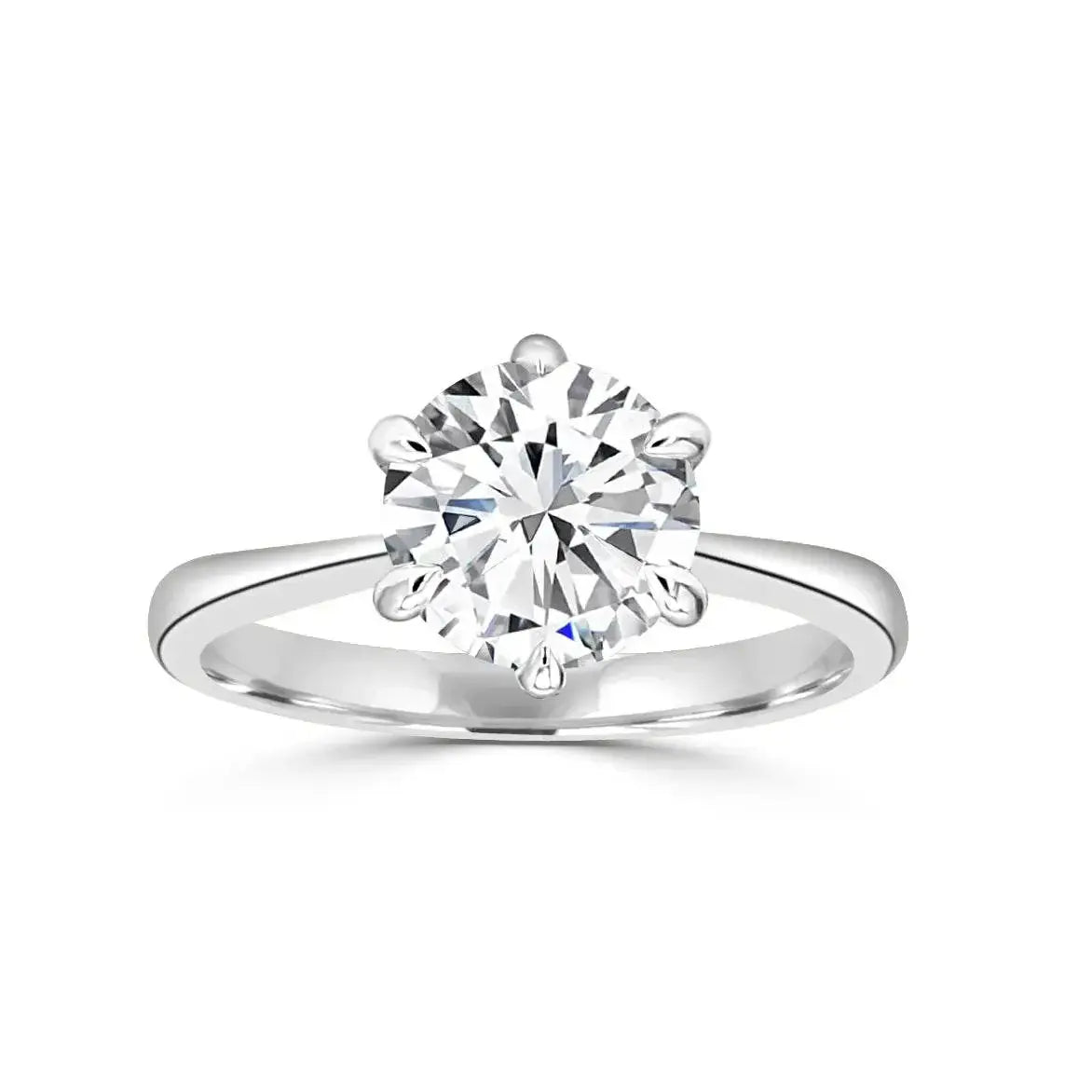 Atria Six Prong Engagement Ring - Syzjewelry