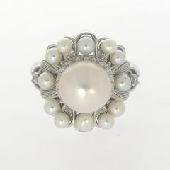 Sterling Silver Semi Mount Ring Setting Round RD 10x3.5x3x2.5x2mm Pearl Syzjewelry