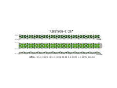 Sterling Silver Semi Mount Bracelet Setting Oval OV 6X4mm DHJ