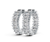 Sterling Silver Semi Mount Earrings Setting Oval OV 5X3mm DHJ