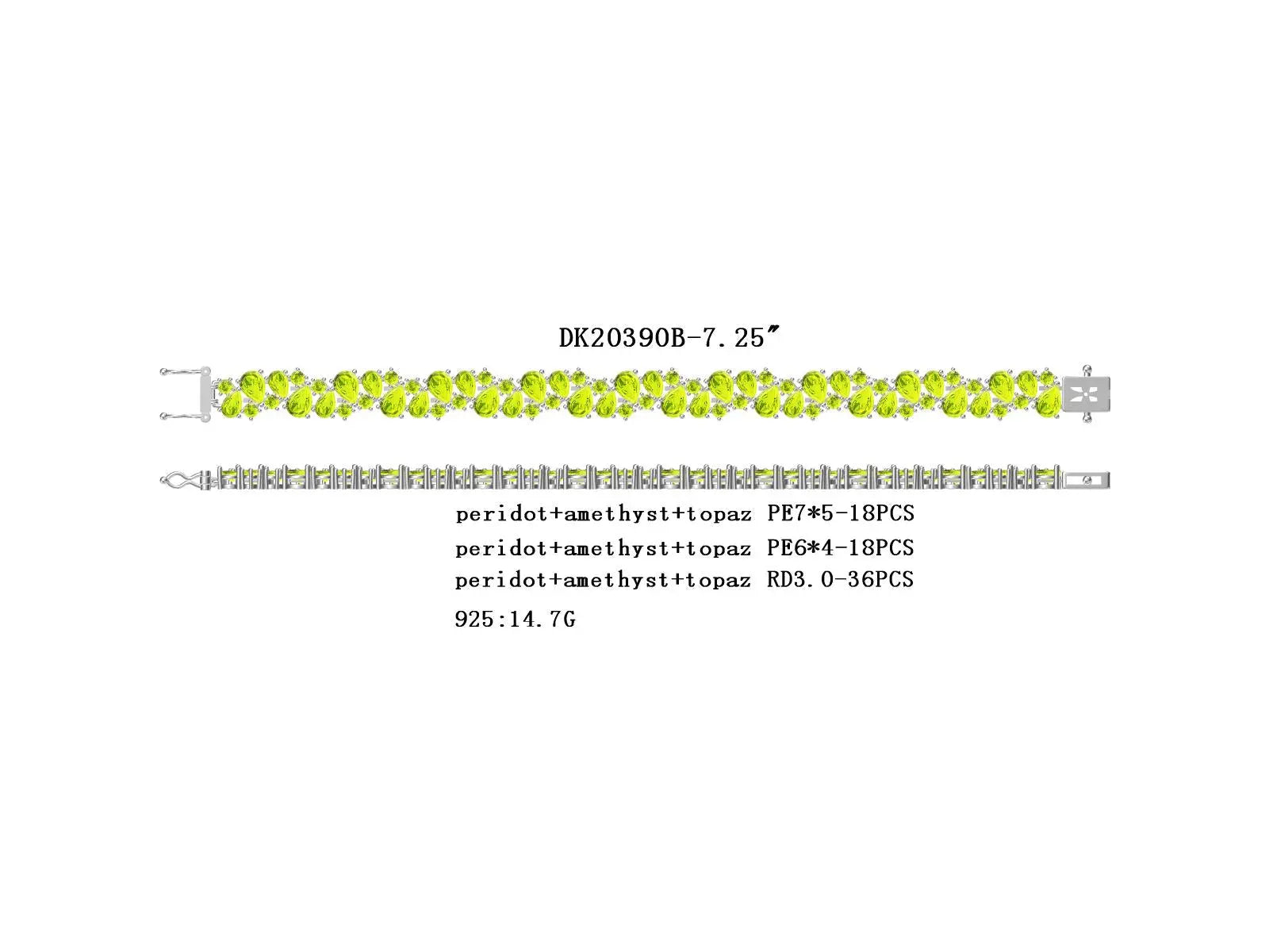 Sterling Silver Bracelet DHJ