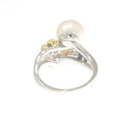 Sterling Silver Semi Mount Ring Setting Round RD 3x3 1x1mm Pearl Syzjewelry