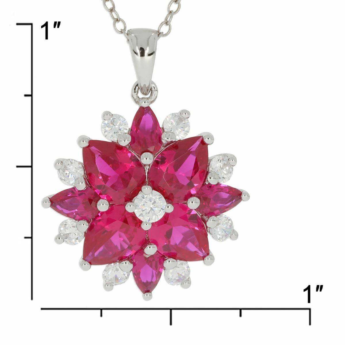 Sterling Silver Semi Mount Pendants Setting PE 7X5mm PE 5x3mm White Topaz - Syzjewelry