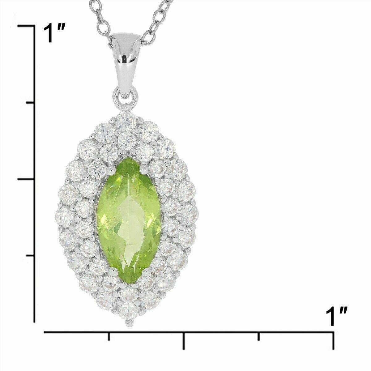 Sterling Silver Semi Mount Pendant Setting Marquise MQ 12x6mm White To - Syzjewelry