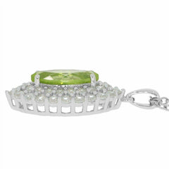 Sterling Silver Semi Mount Pendant Setting Marquise MQ 12x6mm White To - Syzjewelry