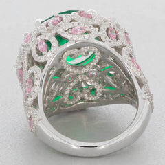 Sterling Silver Semi Mount Ring Setting Round RD 13X13mm - Syzjewelry