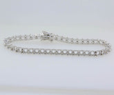 Sterling Silver Semi Mount Tennis Bracelet Setting Round RD 3x3mm - Syzjewelry