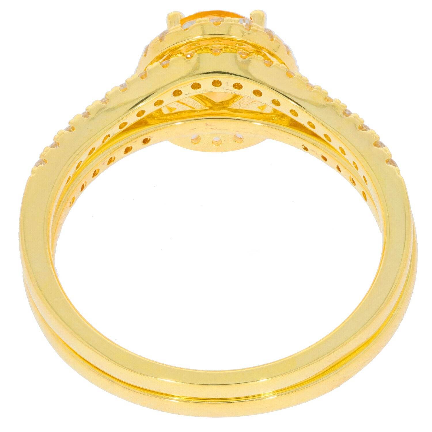 2 piece Set Sterling Silver Semi Mount Ring Setting Oval OV 8X6mm Whi - Syzjewelry