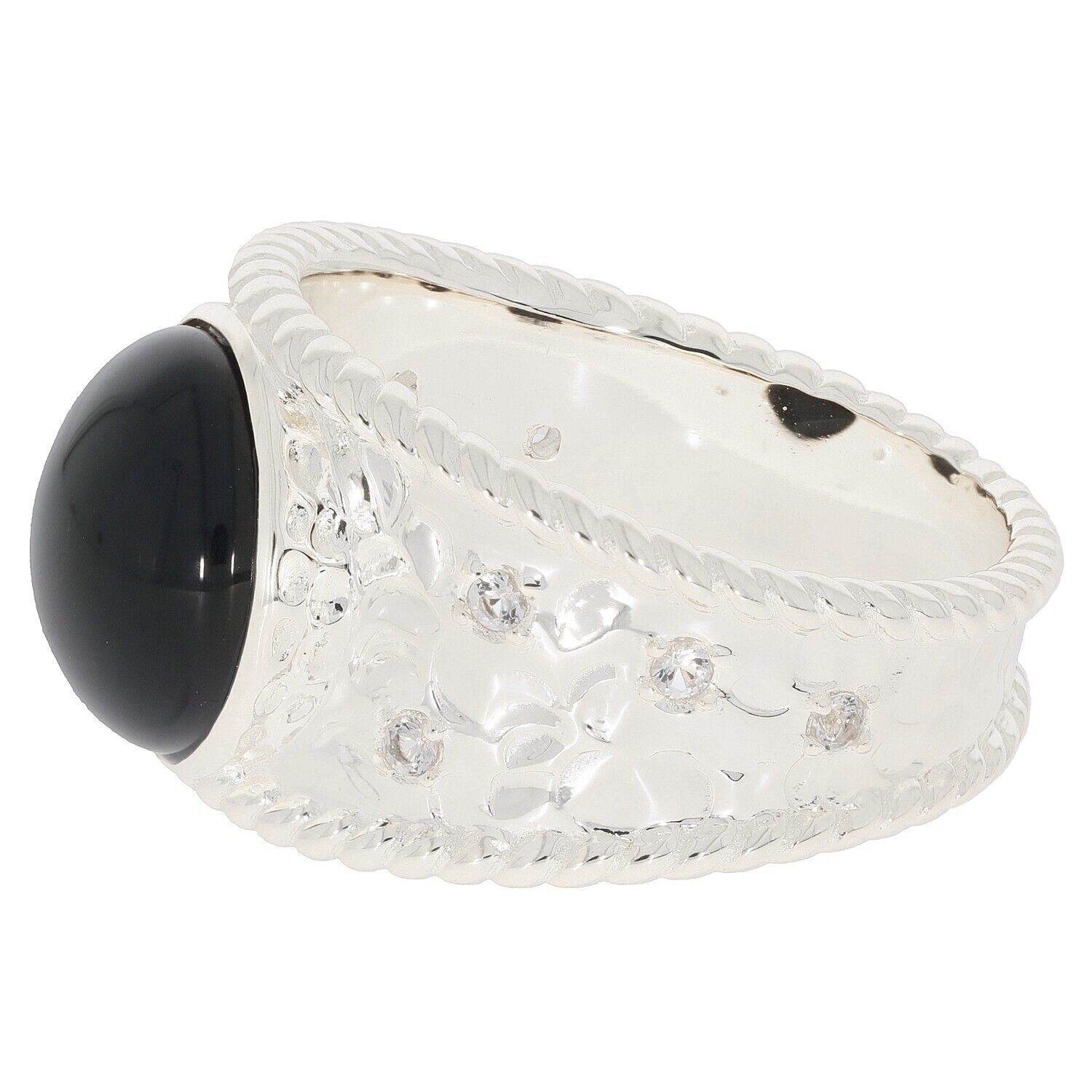 Sterling Silver Semi Mount Ring Setting Round RD 10X10mm Cabochon - Syzjewelry