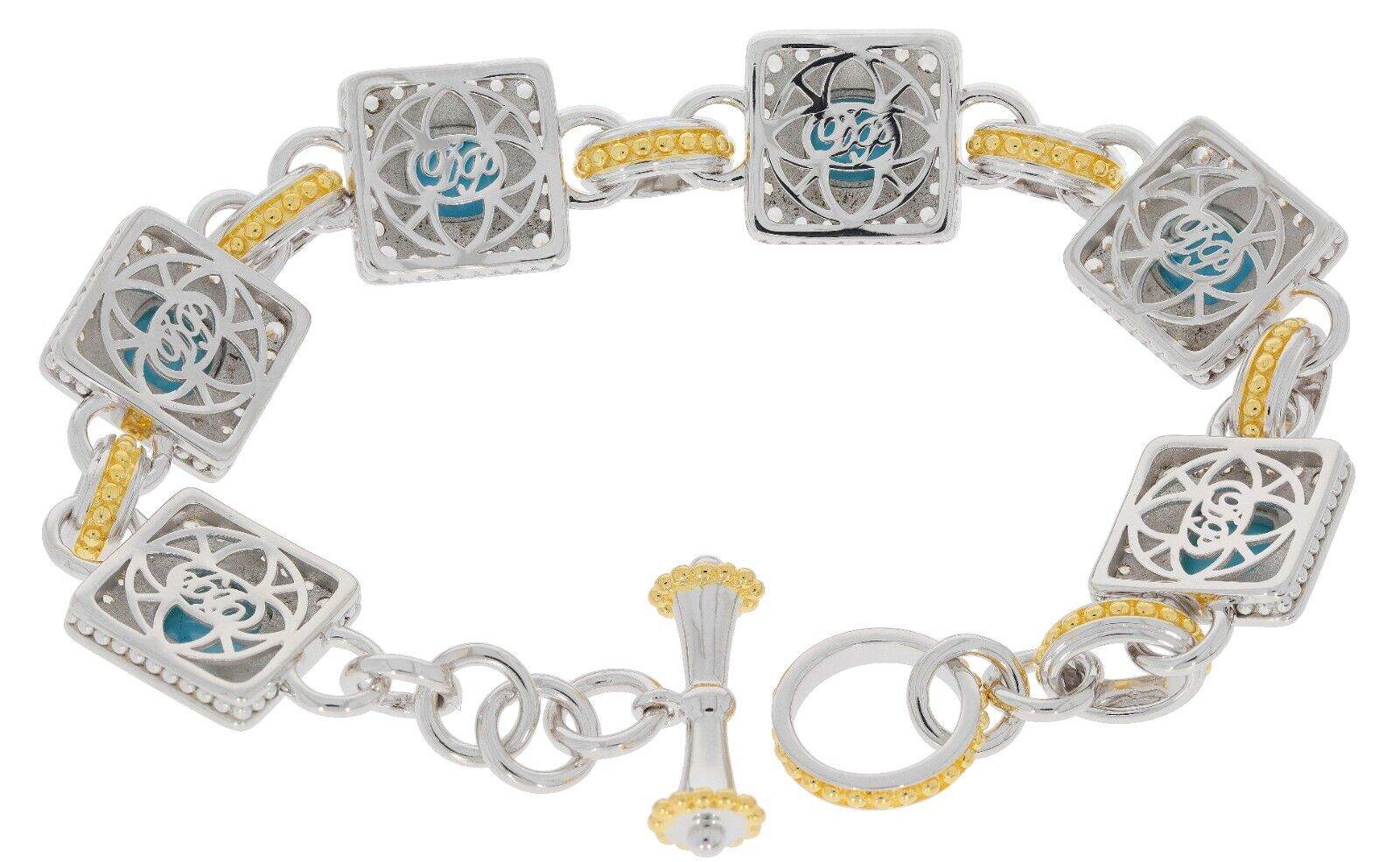 Sterling Silver Semi Mount Bracelet Setting Cushion CU 7X7mm - Syzjewelry