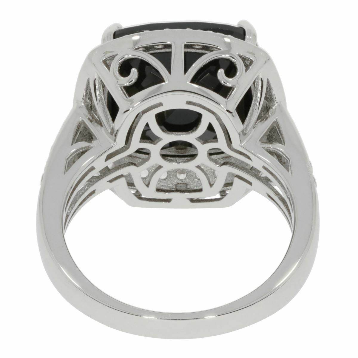 Sterling Silver Semi Mount Ring Setting CU 14X14mm White Topaz - Syzjewelry