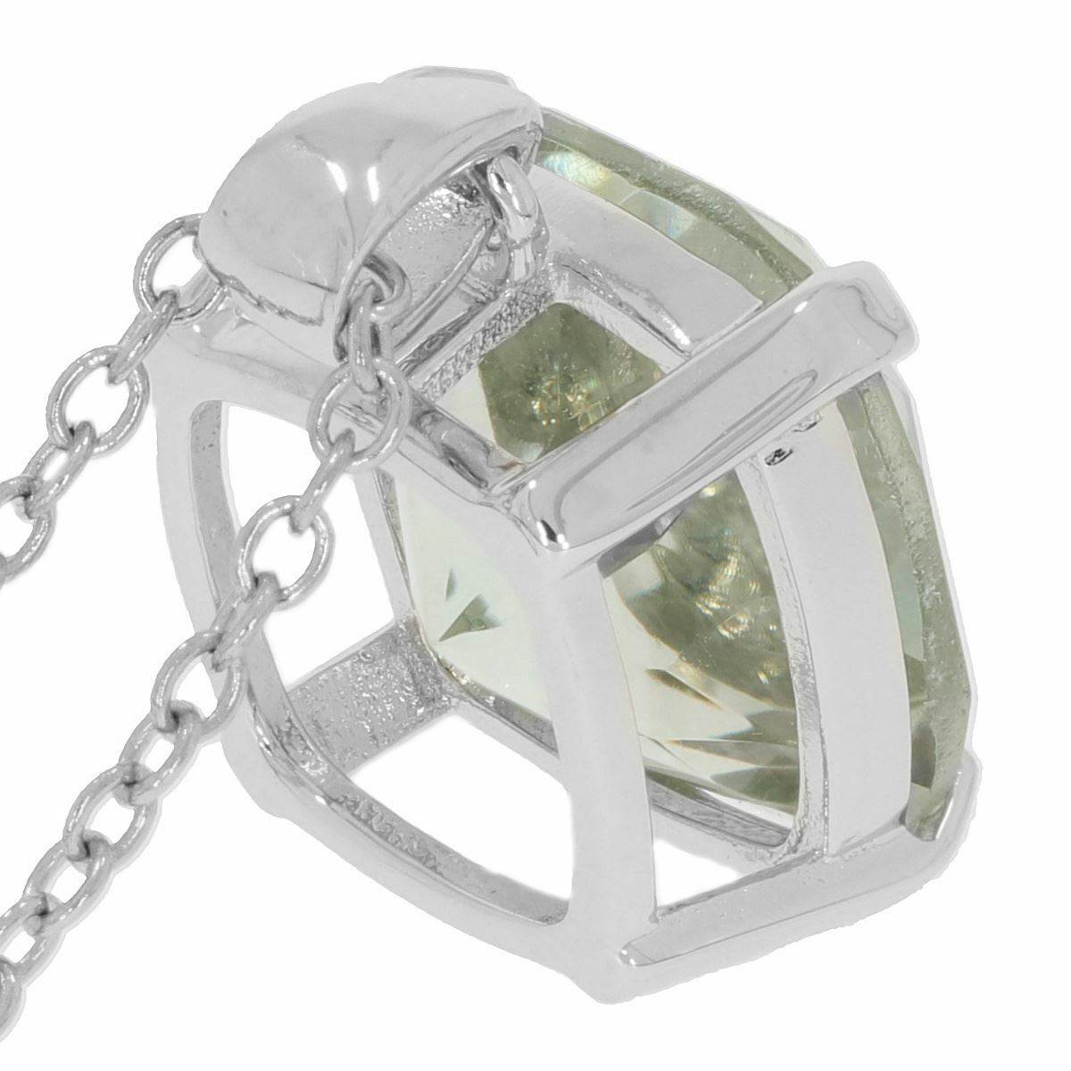 Sterling Silver Semi Mount Pendant Setting Cushion CU 12X12mm - Syzjewelry