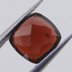 Loose Cushion 10x10mm Deep Red Color Genuine Natural Mozambique Garnet 5 Carat G - Syzjewelry