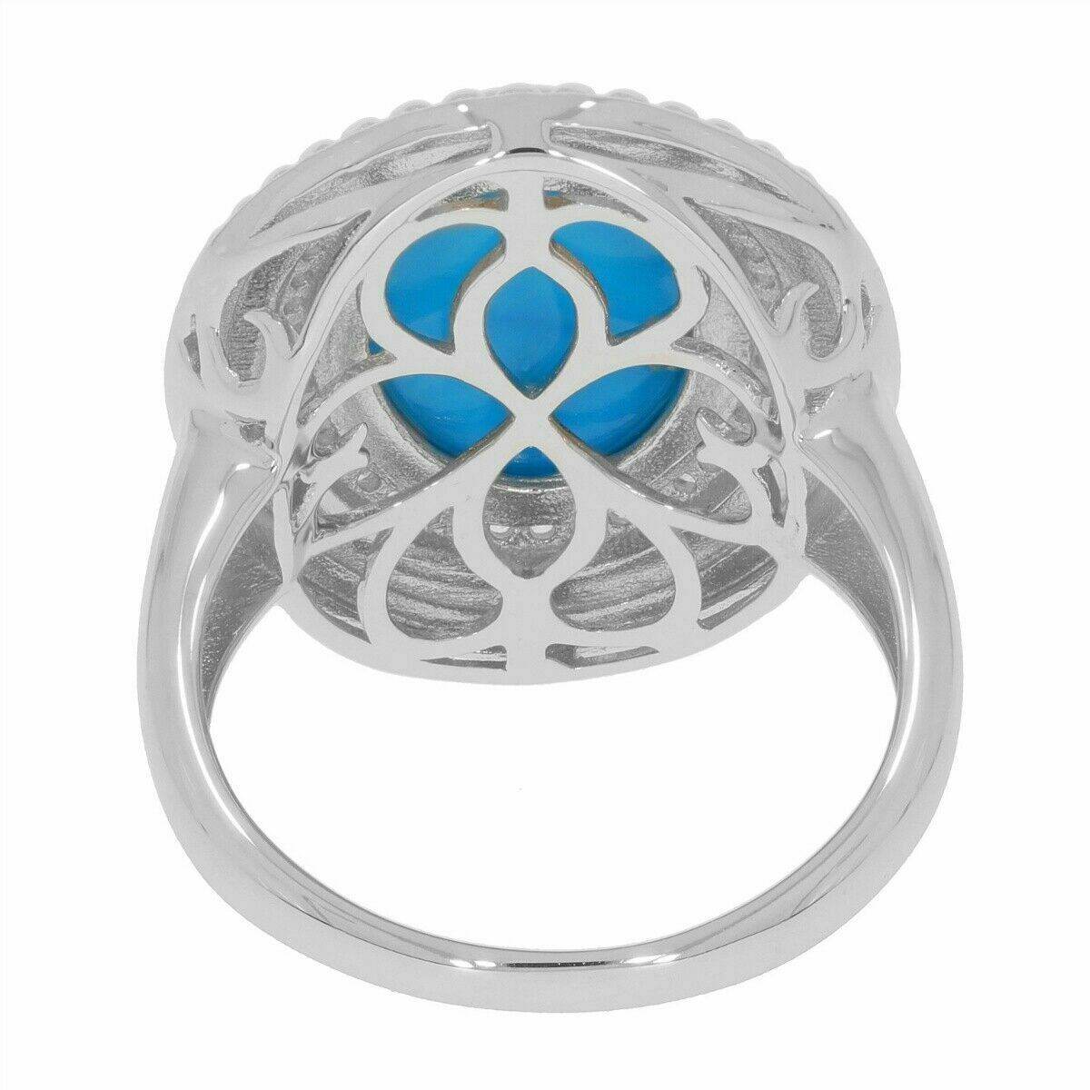 Sterling Silver Semi Mount Ring Setting Oval OV 14x10mm Cabochon White Solid - Syzjewelry