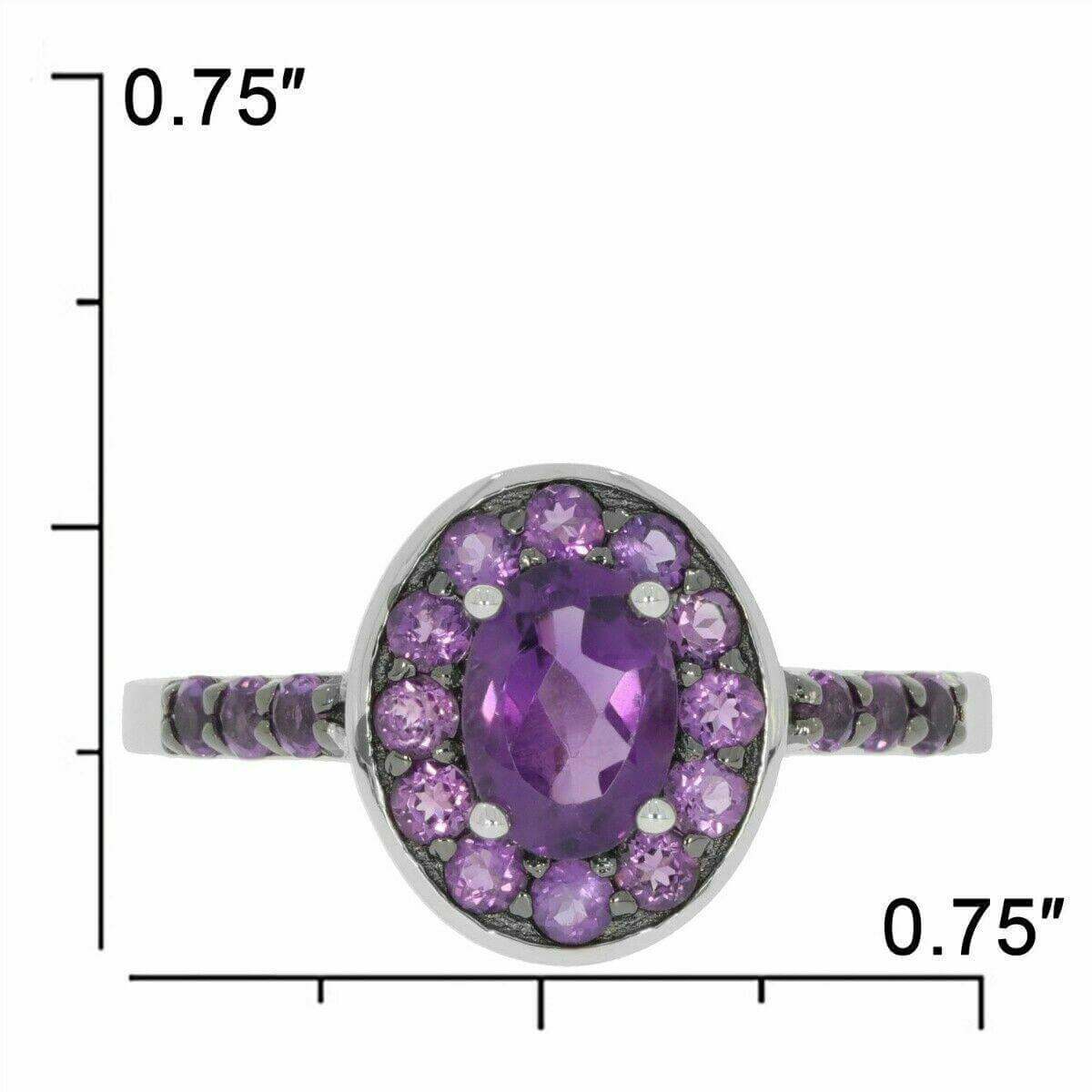 Sterling Silver Semi Mount Ring Setting Oval OV 7x5mm White Topaz - Syzjewelry