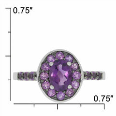 Sterling Silver Semi Mount Ring Setting Oval OV 7x5mm White Topaz - Syzjewelry