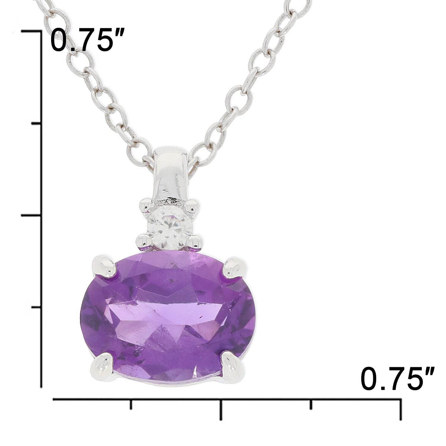 Sterling Silver Semi Mount Pendant Setting Oval OV 8X6mm White Topaz 24124 - Syzjewelry