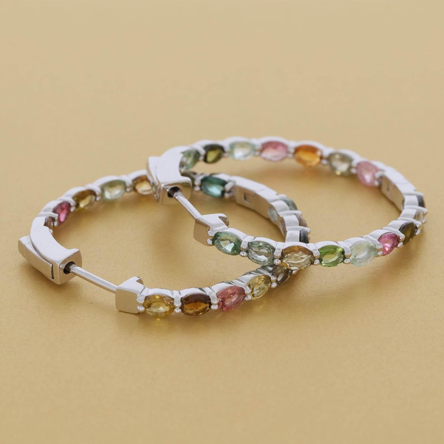 Sterling Silver Semi Mount Earrings Setting Oval OV 4X3mm D - PJC2656E - Syzjewelry