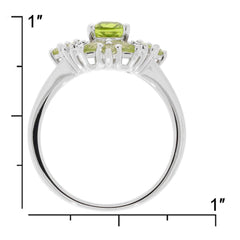 Sterling Silver Semi Mount Ring Setting Cushion CU 7X5mm D - PJC23310R - Syzjewelry