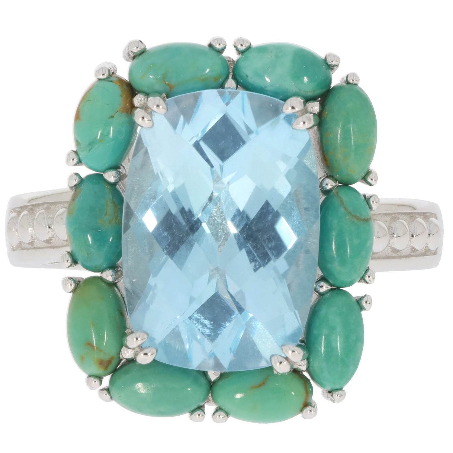 Sterling Silver Semi Mount Ring Setting Cushion CU 14X10mm OV 5x3mm Halo Euro Shank - Syzjewelry