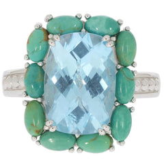 Sterling Silver Semi Mount Ring Setting Cushion CU 14X10mm OV 5x3mm Halo Euro Shank - Syzjewelry