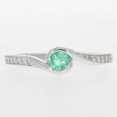 Sterling Silver Semi Mount Ring Setting Round RD 4x4mm D - PJC24488R - Syzjewelry