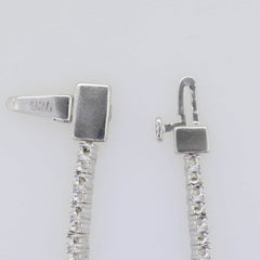 Sterling Silver Semi Mount Tennis Bracelet Setting Round RD 2x2mm - Syzjewelry