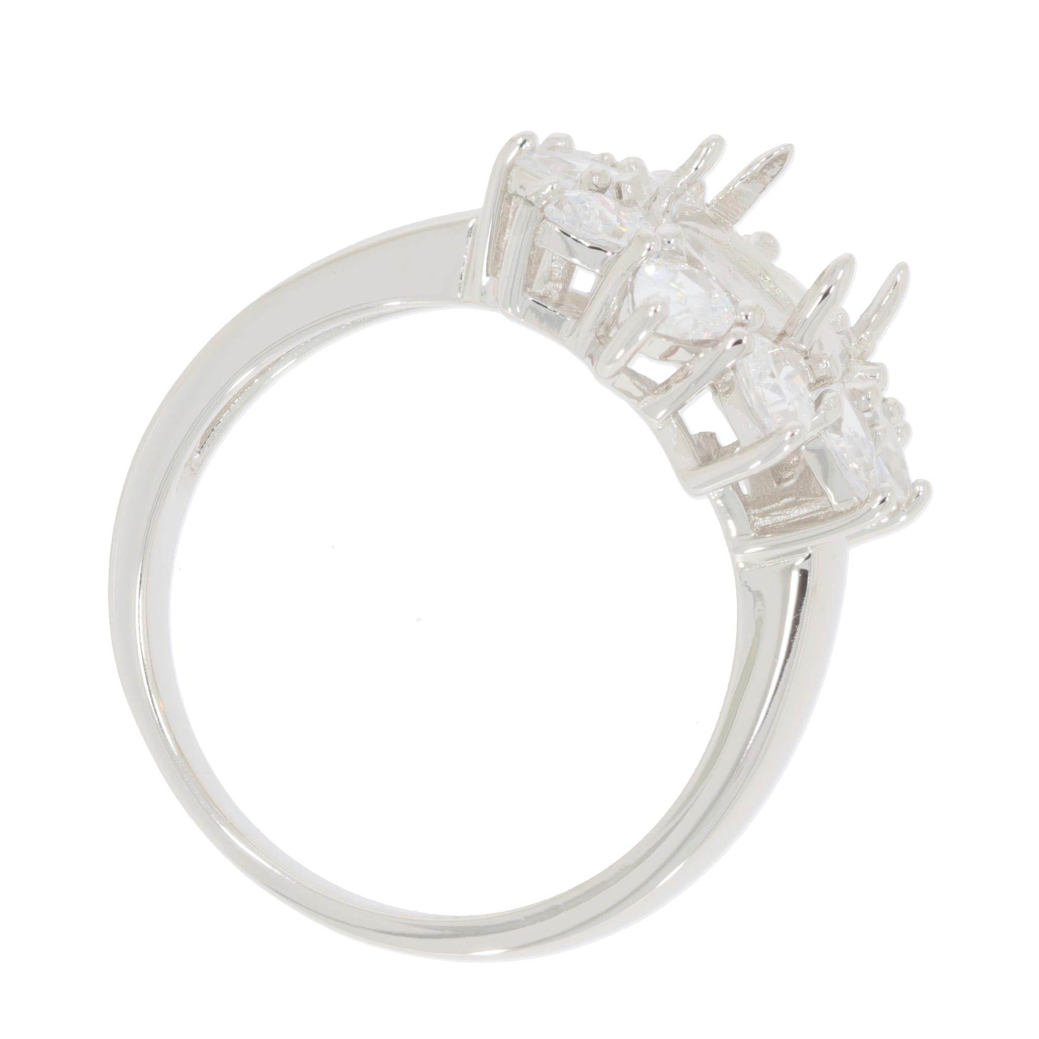 Sterling Silver Semi Mount Ring Setting Oval OV 9x7mm PJC5035R - Syzjewelry