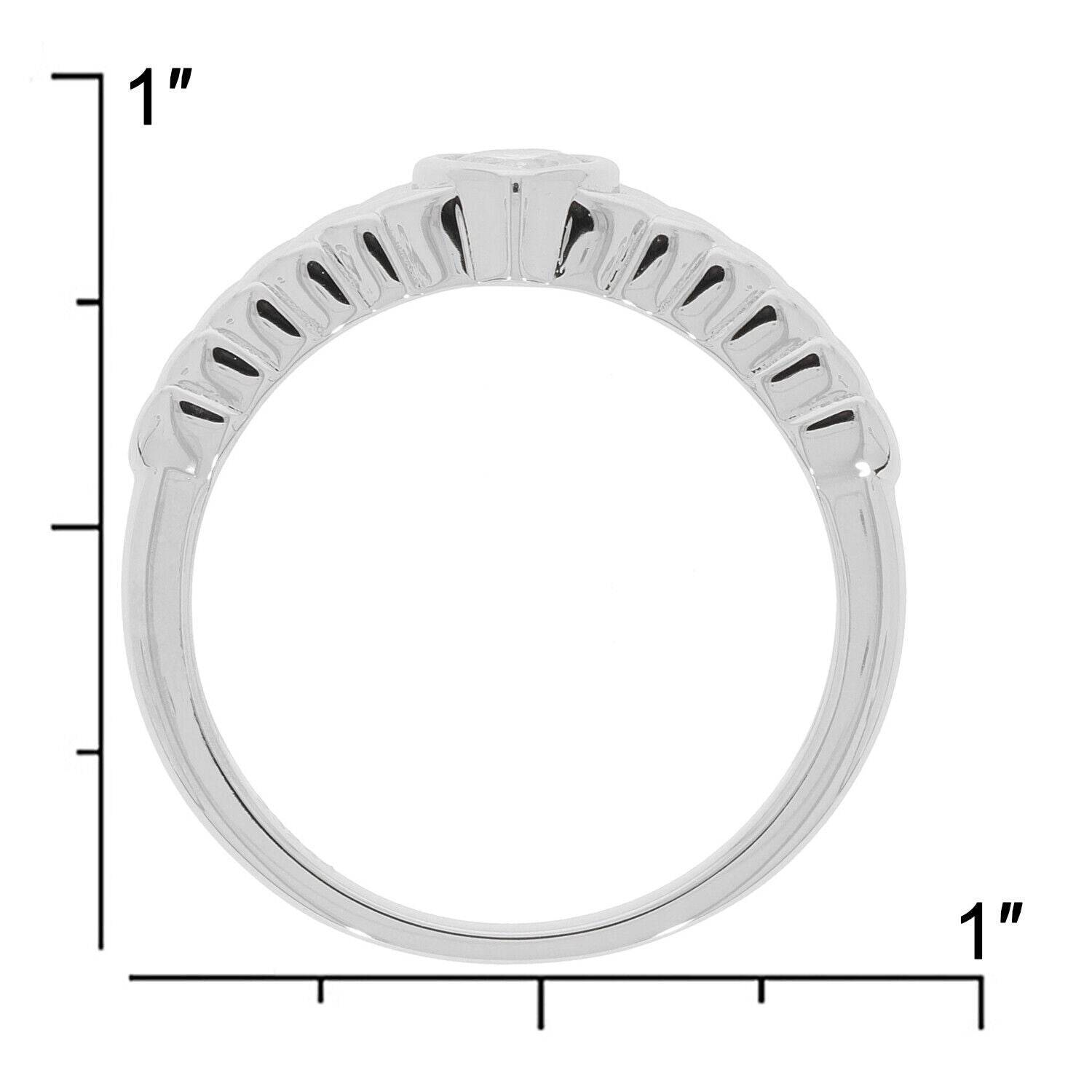 Sterling Silver Semi Mount Ring Setting Heart HT 4X4mm - Syzjewelry