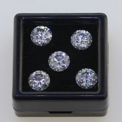 1/2 Carat White D Color Loose Moissanite Stone RD 5x5 VVS1 Certificate Round 5mm - Syzjewelry