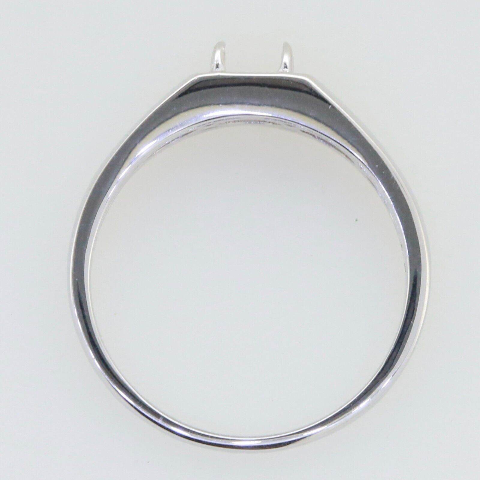 Sterling Silver Semi Mount Ring Setting OV 8x6mm White Topaz GTL21424R11 - Syzjewelry