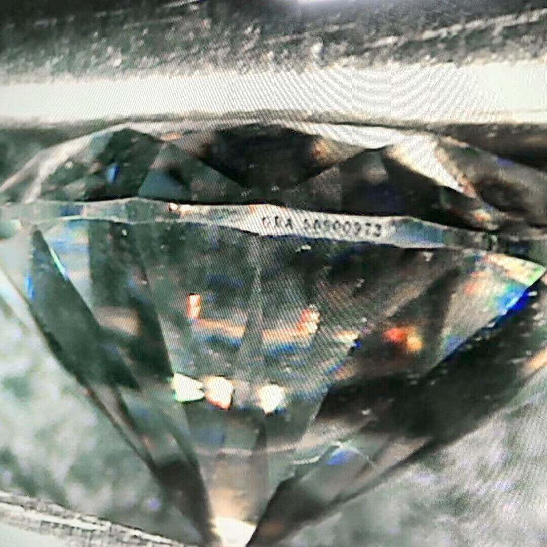 3 Carat Round 9mm Loose Moissanite Stone White D Color RD 9x9mm VVS1 Certificate - Syzjewelry