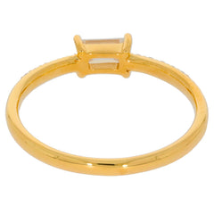 Sterling Silver Semi Mount Ring Setting Emerald OCT 5X3mm Minimal - Syzjewelry