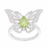 Sterling Silver Semi Mount Ring Setting Marquise MQ 9X4.5mm Butterfly - Syzjewelry