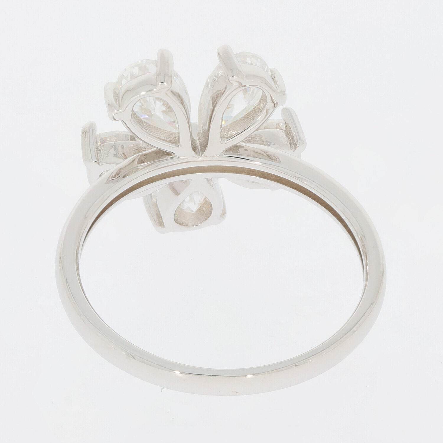 Sterling Silver Semi Mount Ring Setting Pear PE 6X4mm D - PJC22798R - Syzjewelry